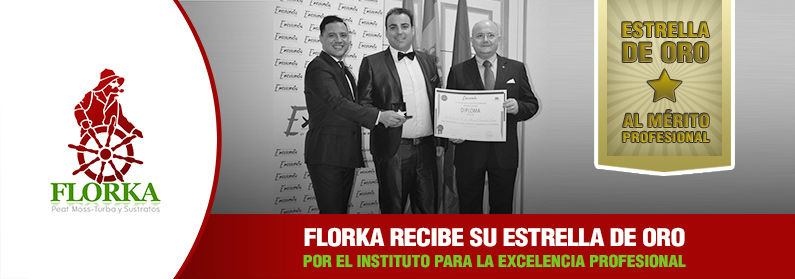 Florka recibe la Estrella de Oro al Mérito Profesional